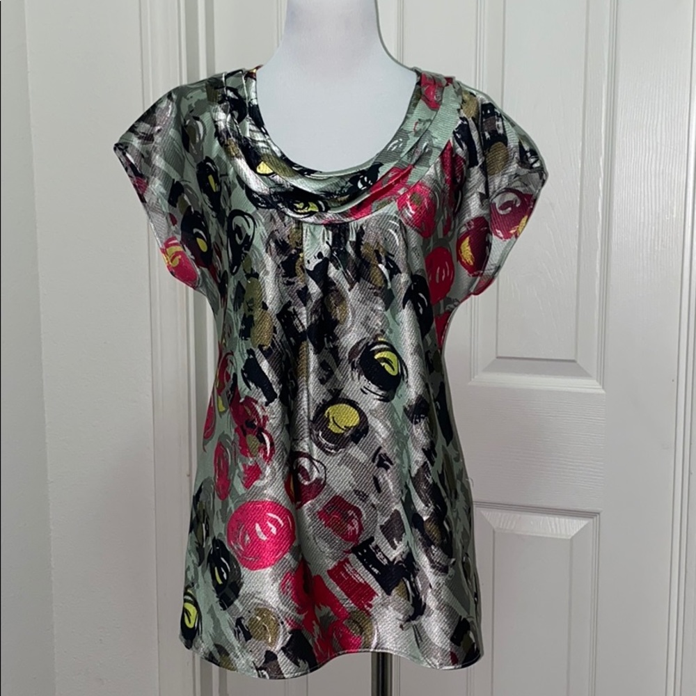 The Limited | Green Scoop Neckline Blouse | Sz M